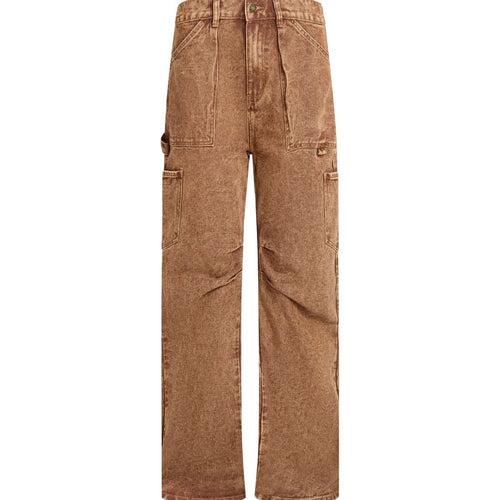 Dame Cargo-jeans i casual snit med praktiske lommer Skovae