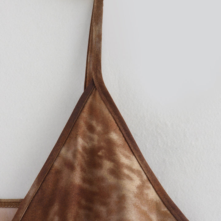 Femme Maxi Slip Kjole med justerbare Spaghetti-stropper Stilla