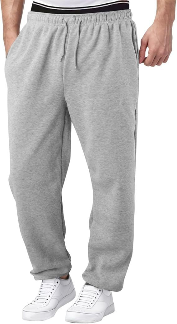 Mænds afslappede fritidspants med elastisk talje og praktiske lommer Skovae