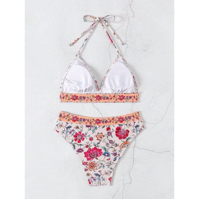 Dame Bikiniset med blomstermotiv Skovae