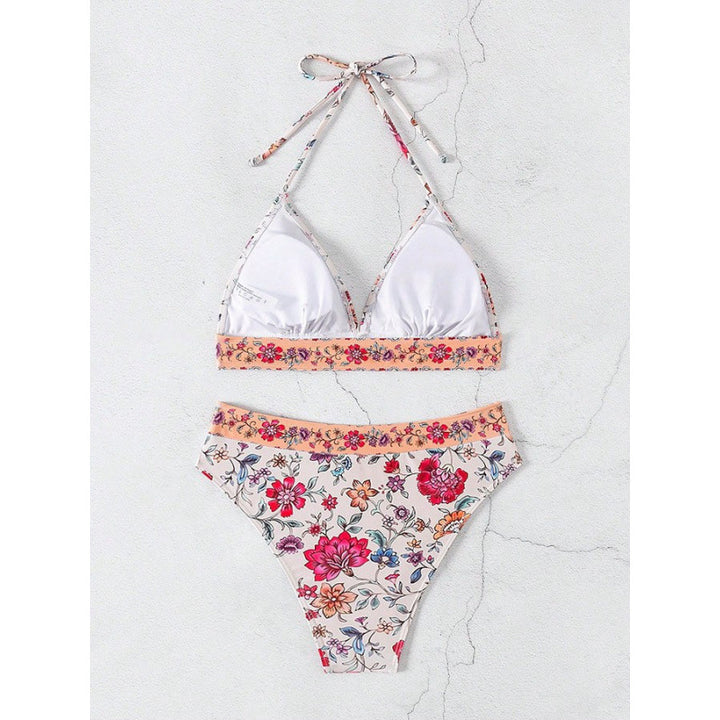 Dame Bikiniset med blomstermotiv Skovae
