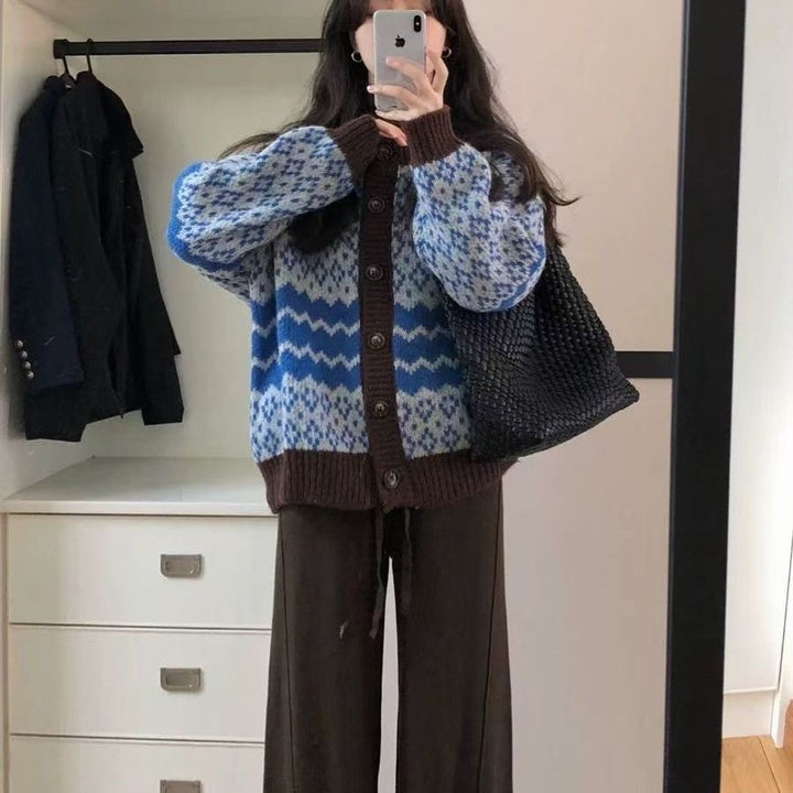 Kvinderne moderigtige cardigan i norsk stil Stilla