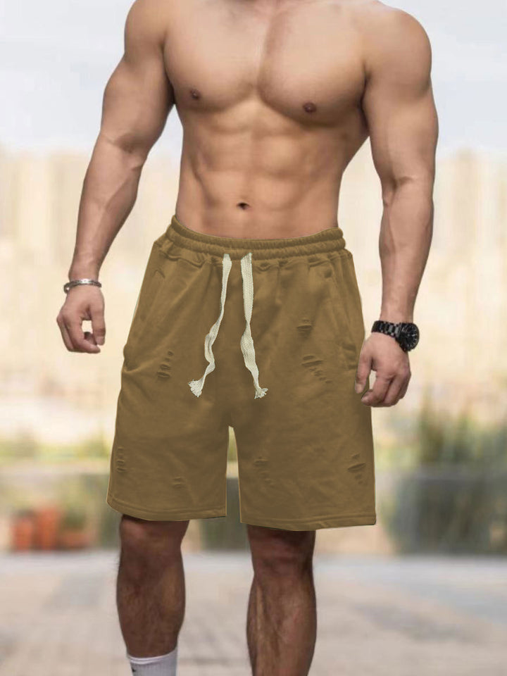 Herre afslappede sportsshorts med elastisk talje og praktiske sidelommer Stilla