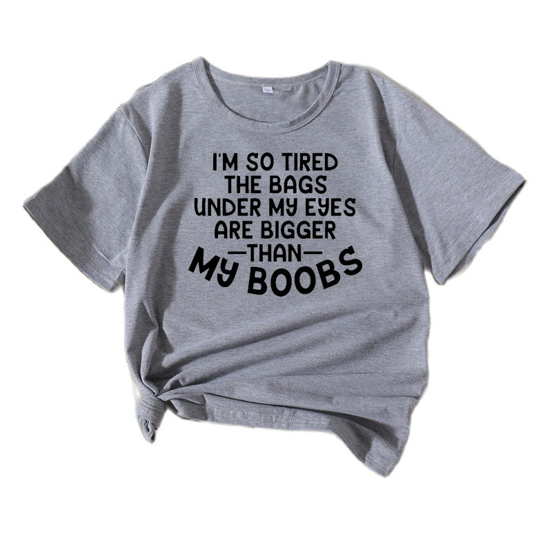 Dame Fritid Humoristisk Statement T-shirt Stilla