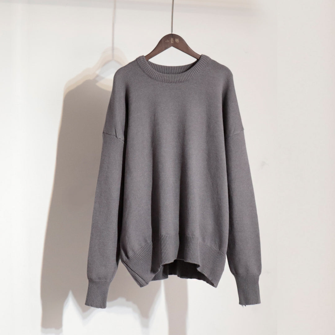 Kvinders oversized sweater med tekstureret strikmønster Stilla