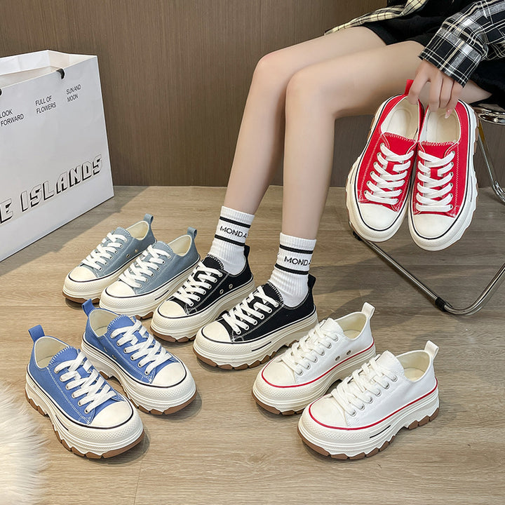 Dame Chunky Sneakers med urbant design og skridsikkert sålemønster Stilla