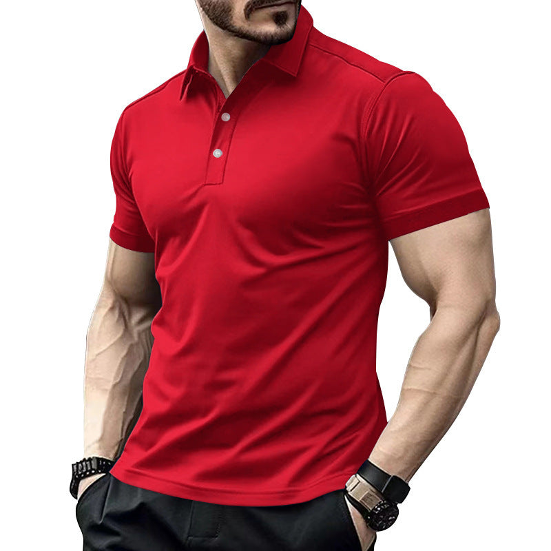Herrer sporty polo t-shirt med fugttransporterende teknologi Stilla