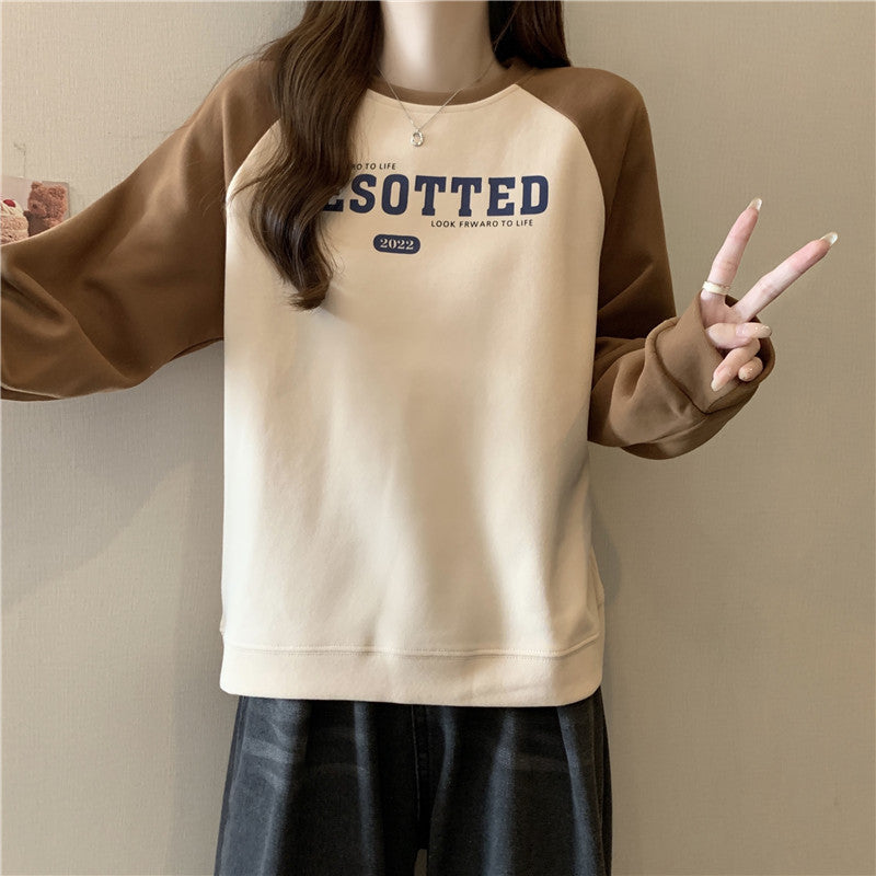 Dame Casual Grafik Sweatshirt Stilla