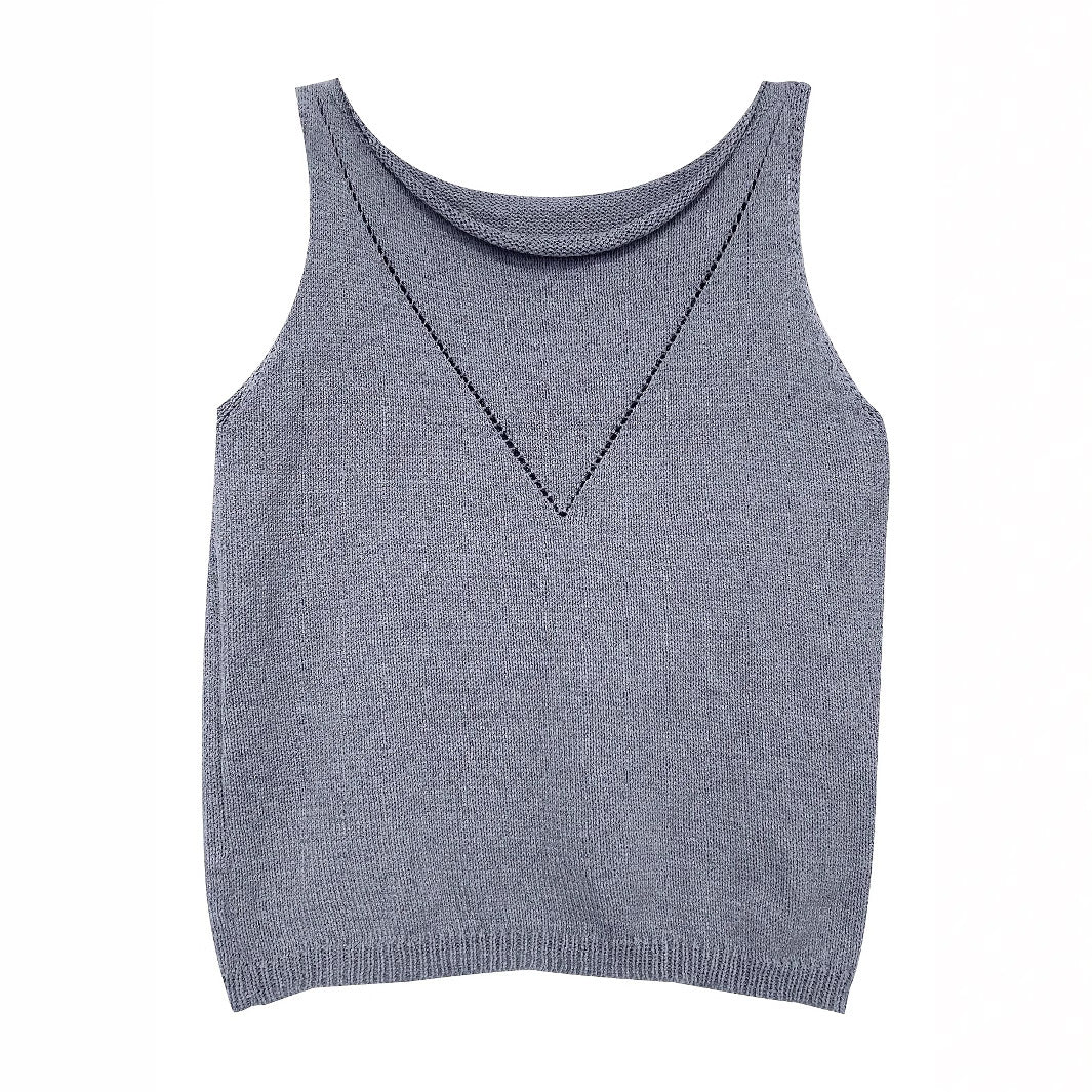 Femme Casual Åbenstrik Tanktop Stilla