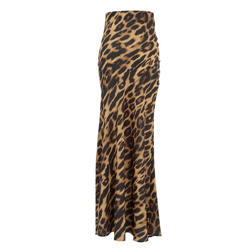 Femme High-Impact Tiertryk Maxi-Nederdel Stilla