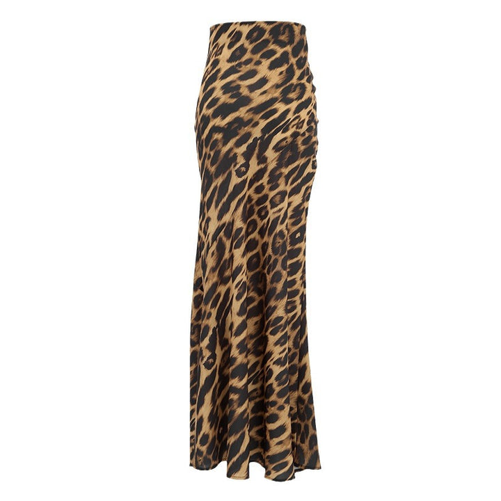 Femme High-Impact Tiertryk Maxi-Nederdel Stilla
