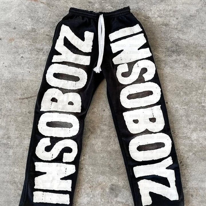 Kvindelige sweatpants med stort iøjnefaldende logo print Skovae