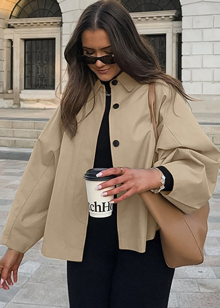 Stilla | Ease - Kort trenchcoat