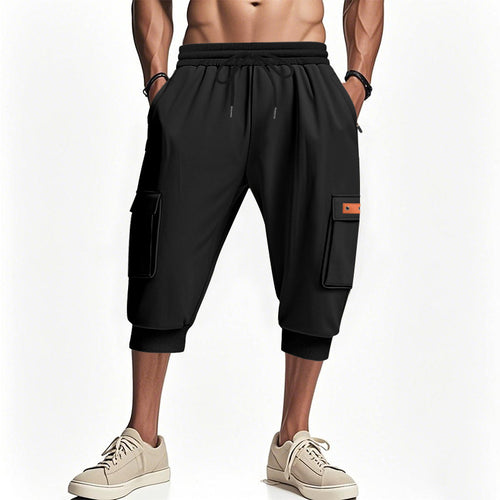Herre cargo shorts med elastisk talje og sidelommer Stilla