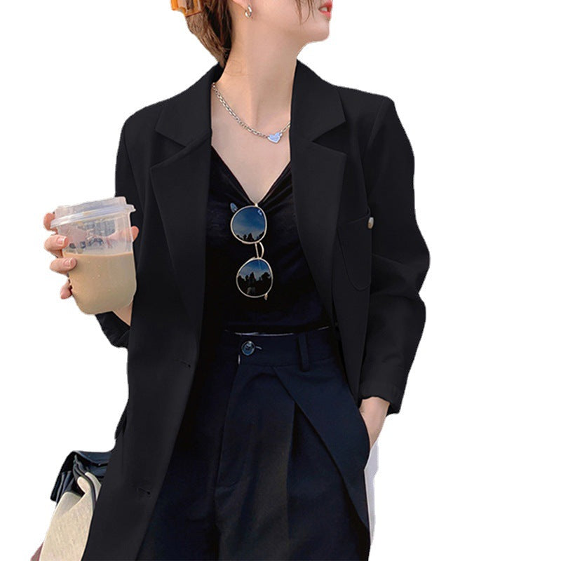 Dame elegant Oversize-blazer med struktureret design og praktiske lommer Stilla
