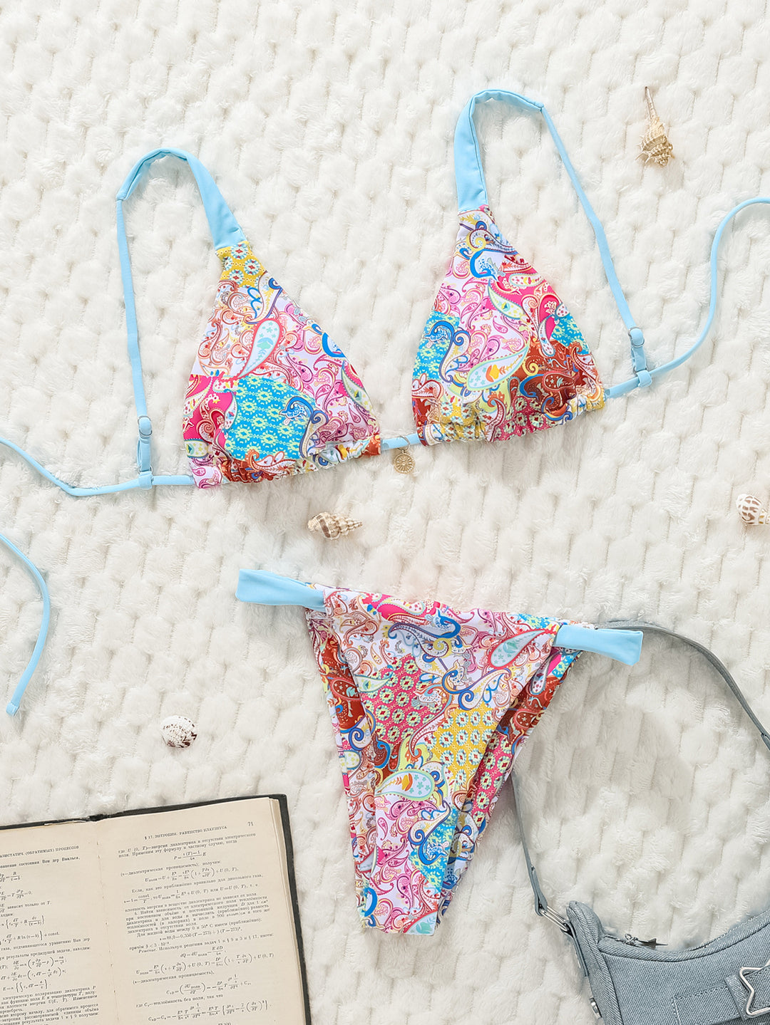 Dame Bikini-sæt med floralt design Skovae