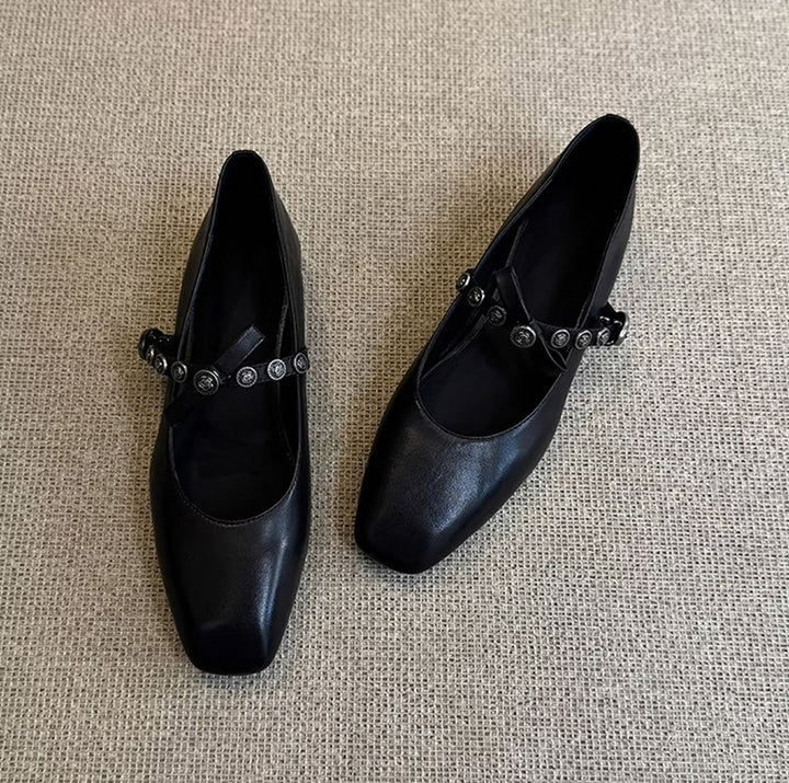 Dame Dekorative Remme Mary Jane Ballerinas Stilla