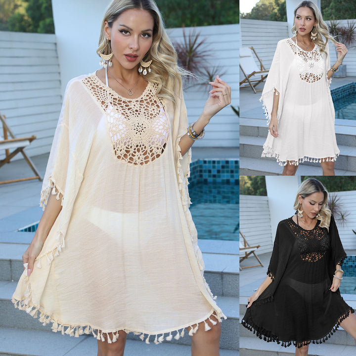 Kvinde hæklet strand kaftan Stilla