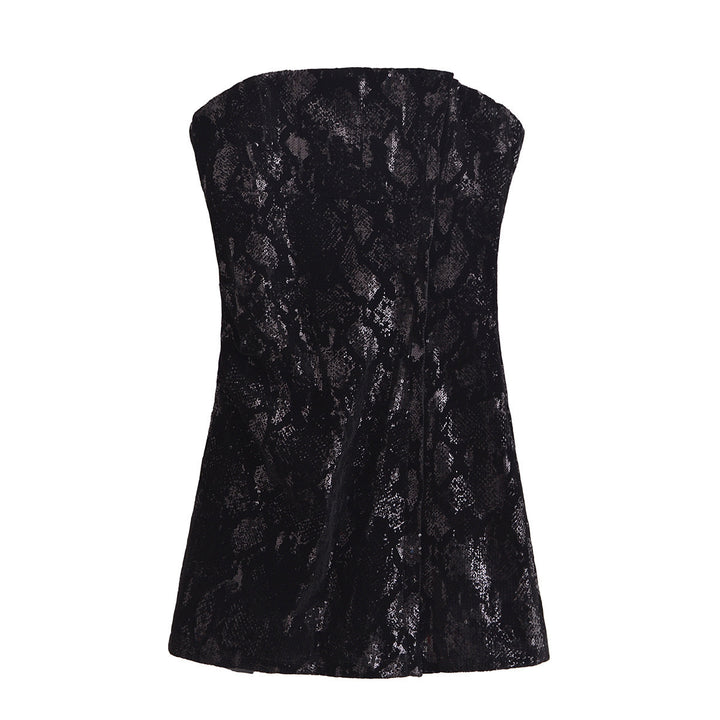 Femme Stram gratis Struktureret Slip Kjole Stilla