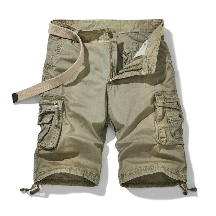 Herrer Cargo-short med alsidige funktionelle lommer og justerbar rem Stilla