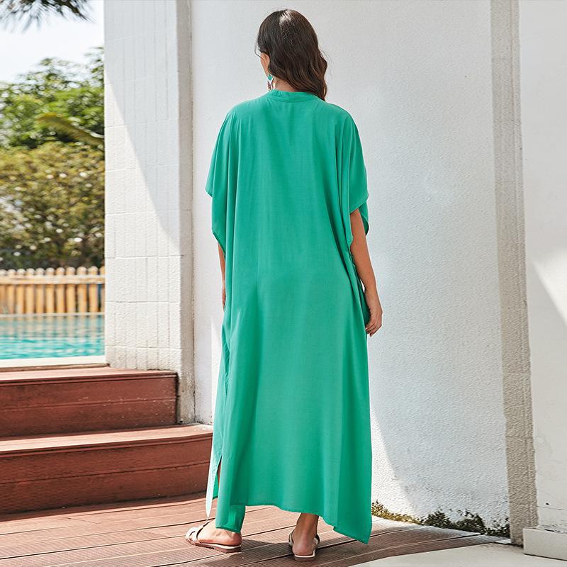 Dame Maxi-kjole med sideslits og elegant silhuet Stilla