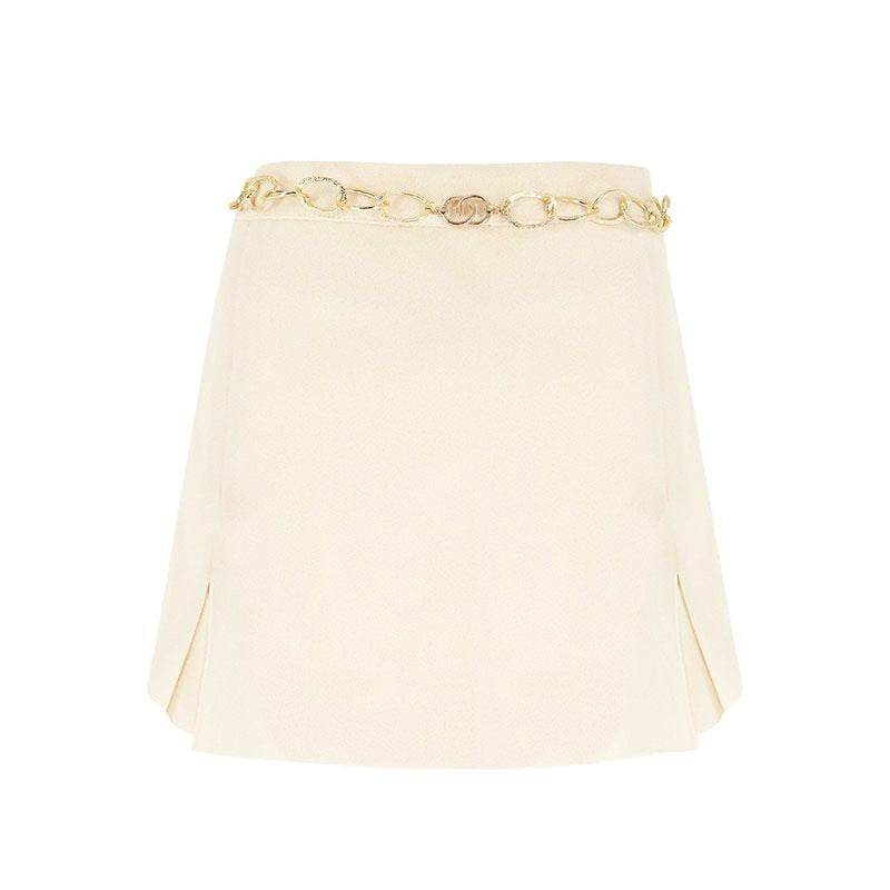 Dame elegante miniskirts med guld kæde Skovae