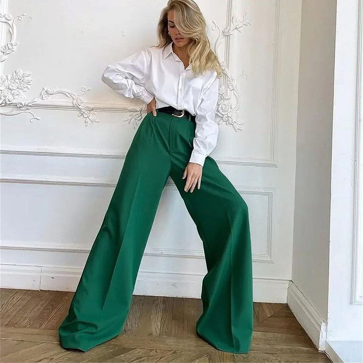 Dame Bred Chinobukser med elegant liv Stilla