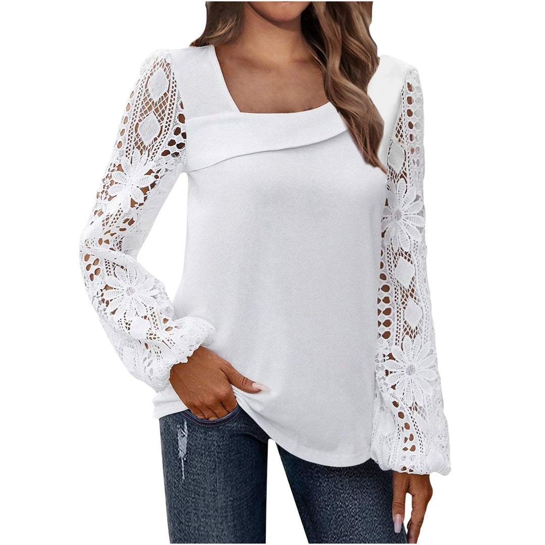 Dame Blonde Ærme Bluse Stilla