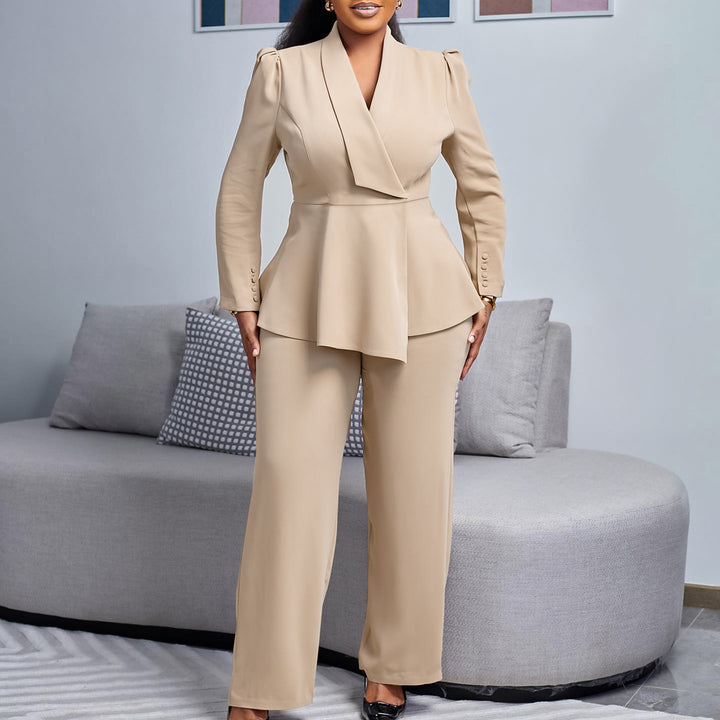 Damer Elegant Blazer-Bukser-Sæt Stilla