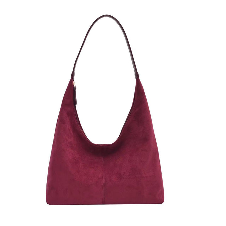 Femme Syntetisk Suede Slouchy Hobo Taske Stilla