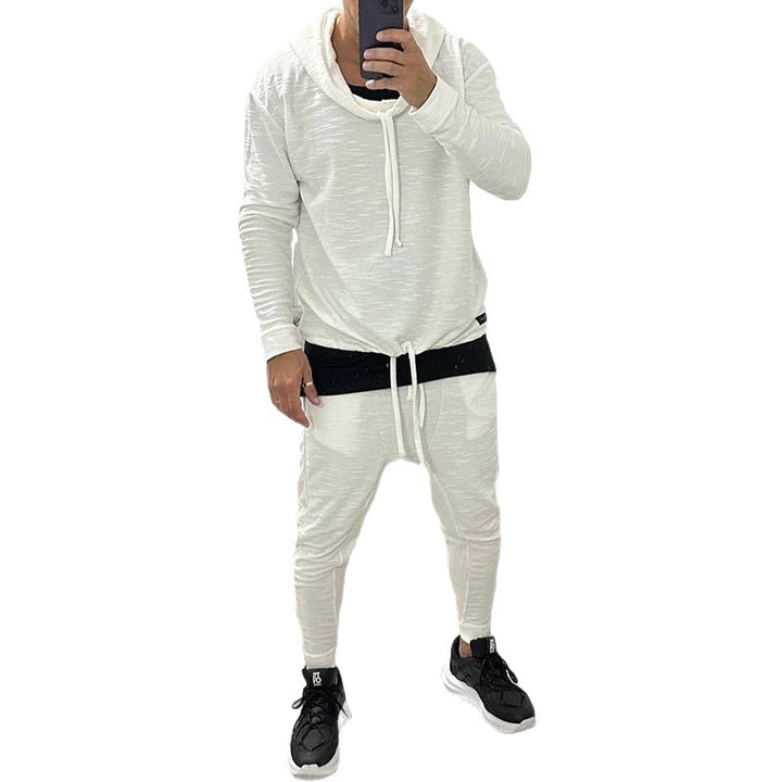 Herrer afslappet hoodie med overdimensioneret størrelse og kengurulomme Stilla