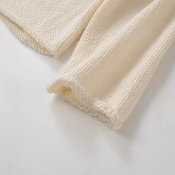 Dame luftig strikket longsleeve Stilla