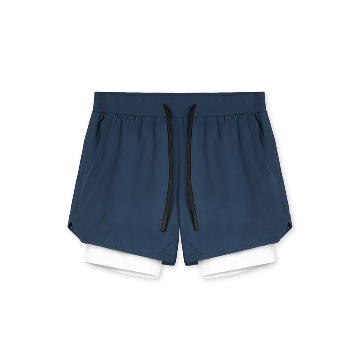 Dame Sporty løbeshort med integreret inderslip og elastisk talje Stilla