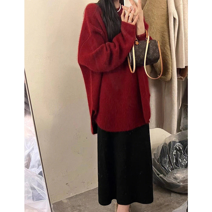 Femme Oversized Blød Strikpullover Stilla