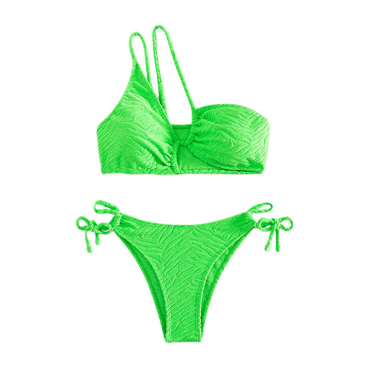 Dame bikini sæt med innovativt indpakningsdetalje og elastisk materiale Skovae