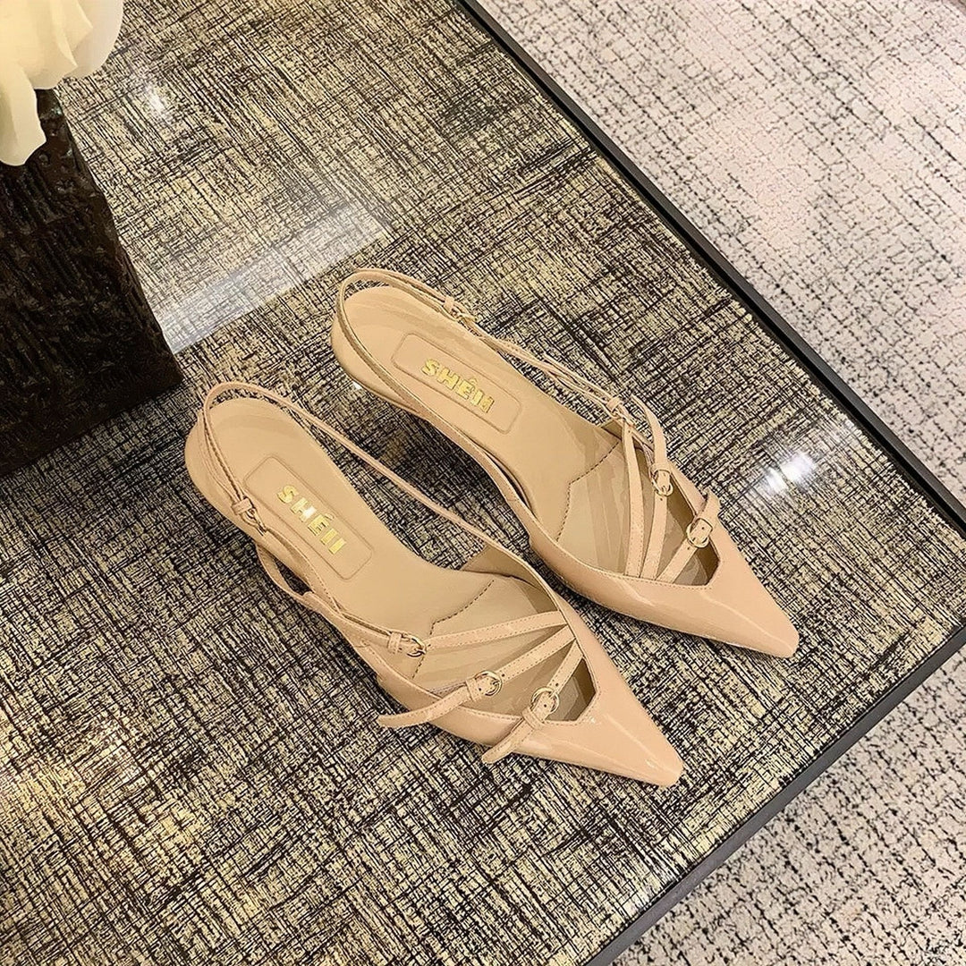 Dame Elegant Slingback Hælesandaler Stilla