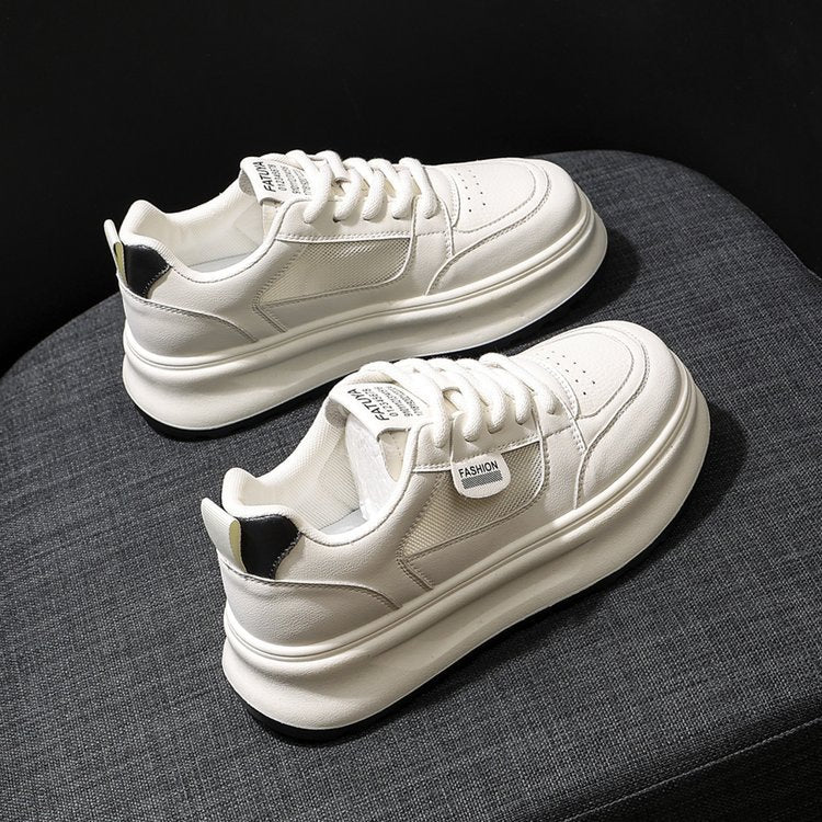 Dame sporty sneakers med tyk komfort-plateau og åndbart overmateriale Stilla