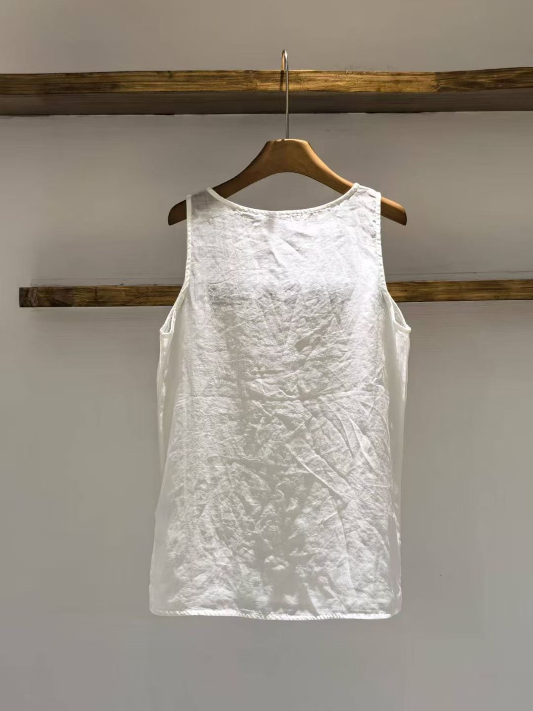 Dame Relaxed Fit Bomuld ærmeløst Top Stilla