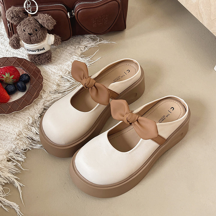 Dame platform-sandaler med fashionable bånd-design og behagelig sål Stilla
