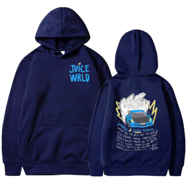Kvinders hoodie med livligt graffiti-design og behagelig pasform Skovae
