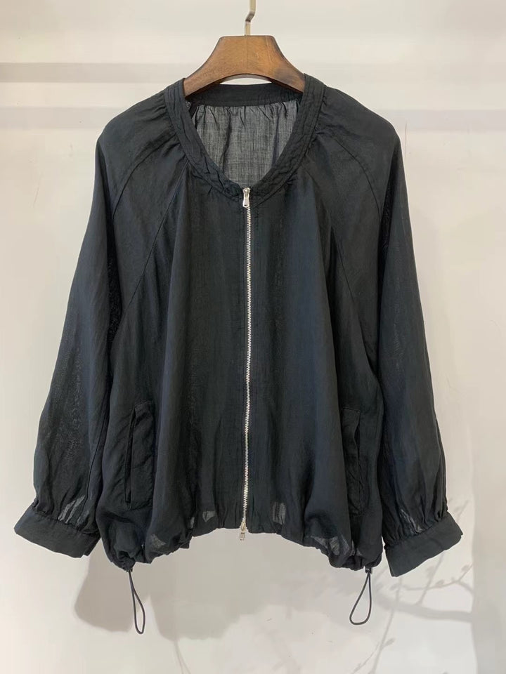 Damer Relaxed Fit Let Zip Jakke Stilla