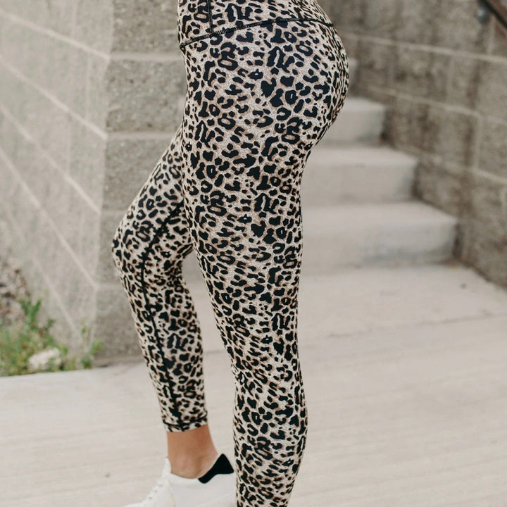 Dame Høj Talje Batik Leggings Stilla