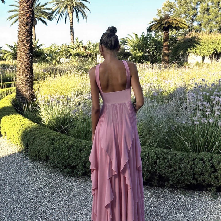 Dame Maxi-kjole i vintage stil Skovae