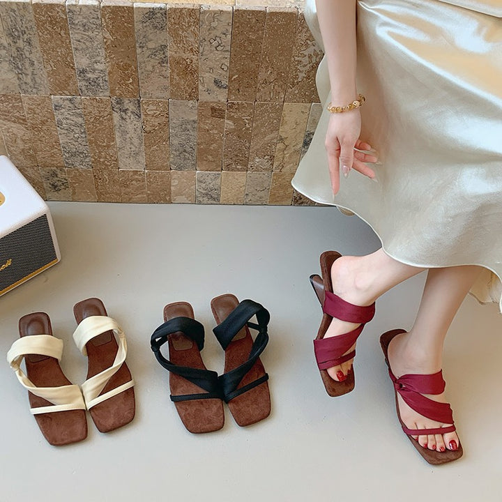 Dame stilfulde komfort-slide-sandaler Stilla