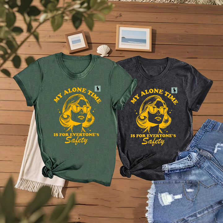 Dame Grafik T-Shirt Stilla