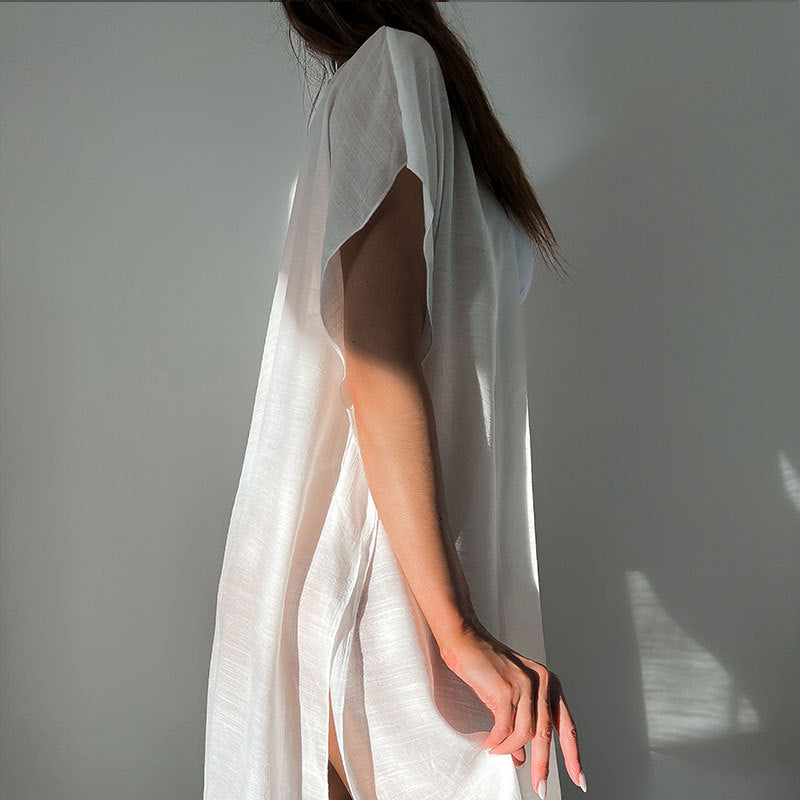 Dame Lange Kimono-Style Dækning Stilla