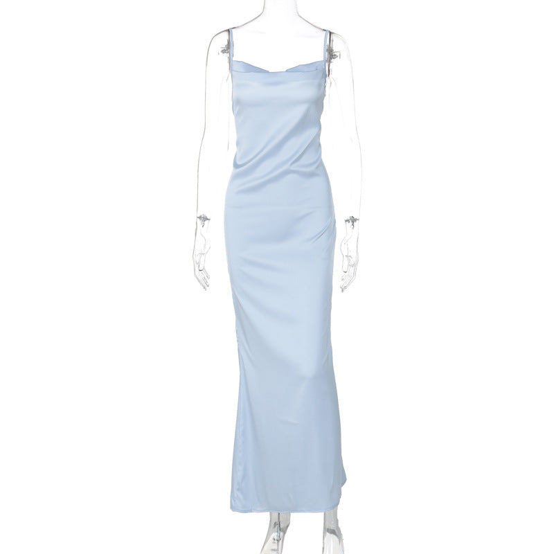 Dame Elegant aftenkjole med smalt snit og minimalistisk æstetik Stilla