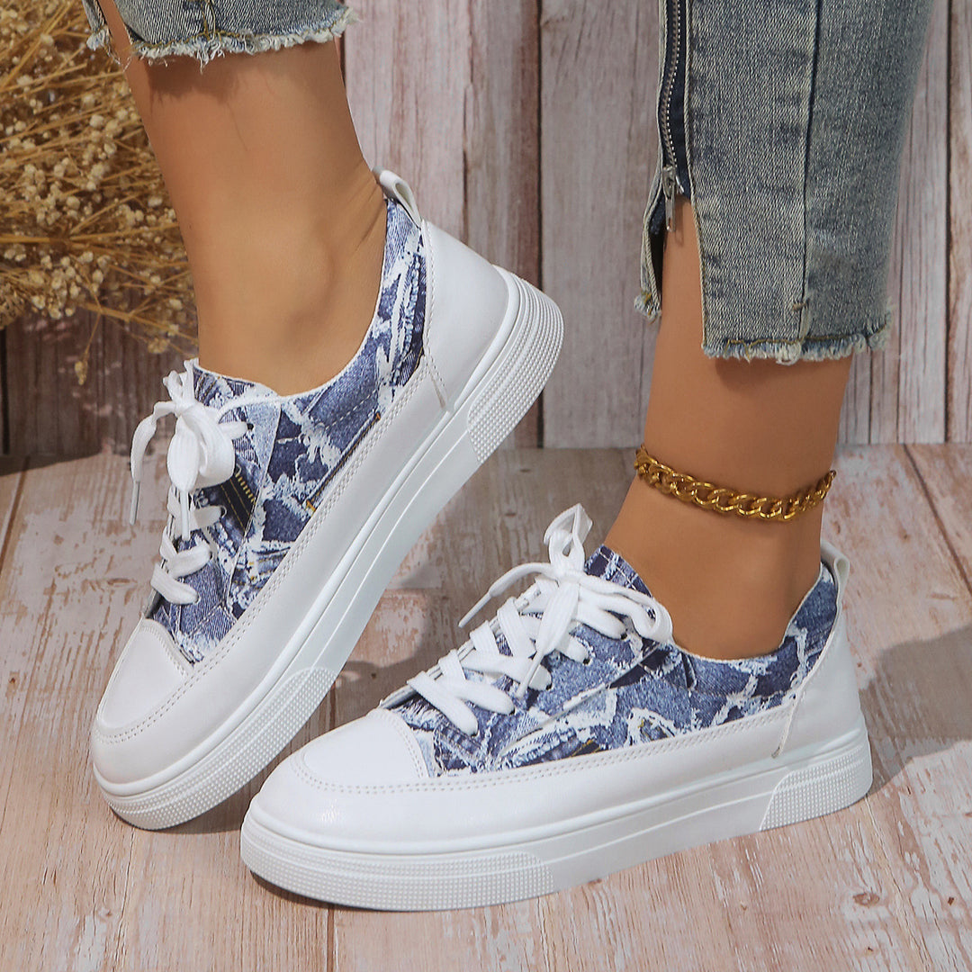 Femme Grafiktryk Fritid Sneakers Stilla
