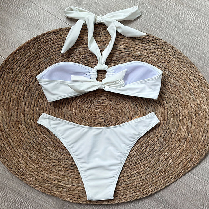 Dame Mode Halter-Bikini-Sæt Stilla