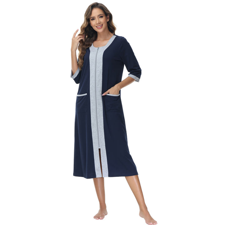 Dame bathrobe med praktiske lommer Stilla